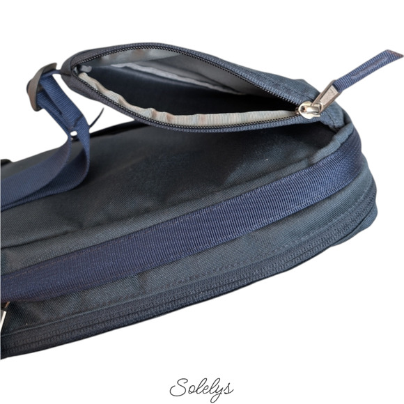 The North Face Field Bag Adjustable Crossbody 7L Blue RARE Large Original Style - Picture 10 of 12